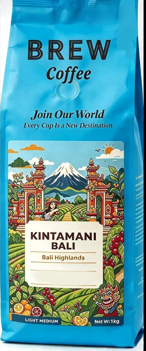 BREW Coffee Kintamani Bali 1 kg bag
